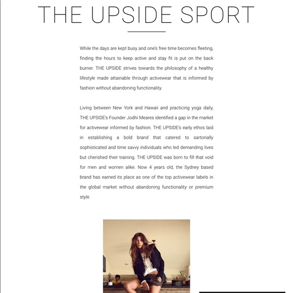 The Upside (Aussie lux brand) Athletic T-shirt Tags Removed - Picture 6 of 6